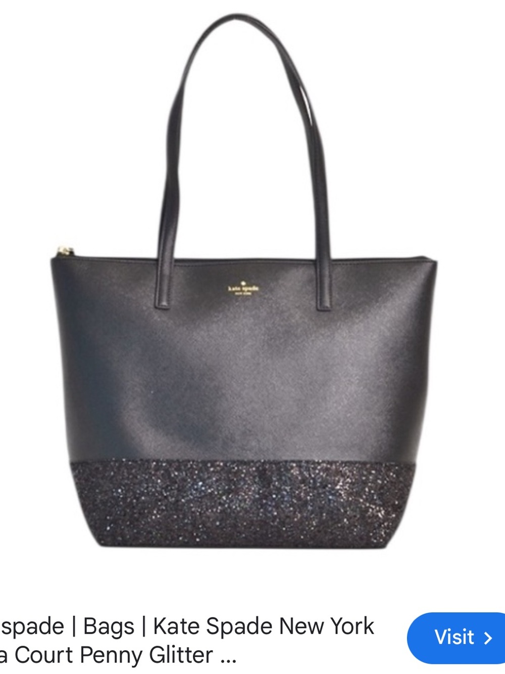 Kate spade glitter shoulder bag